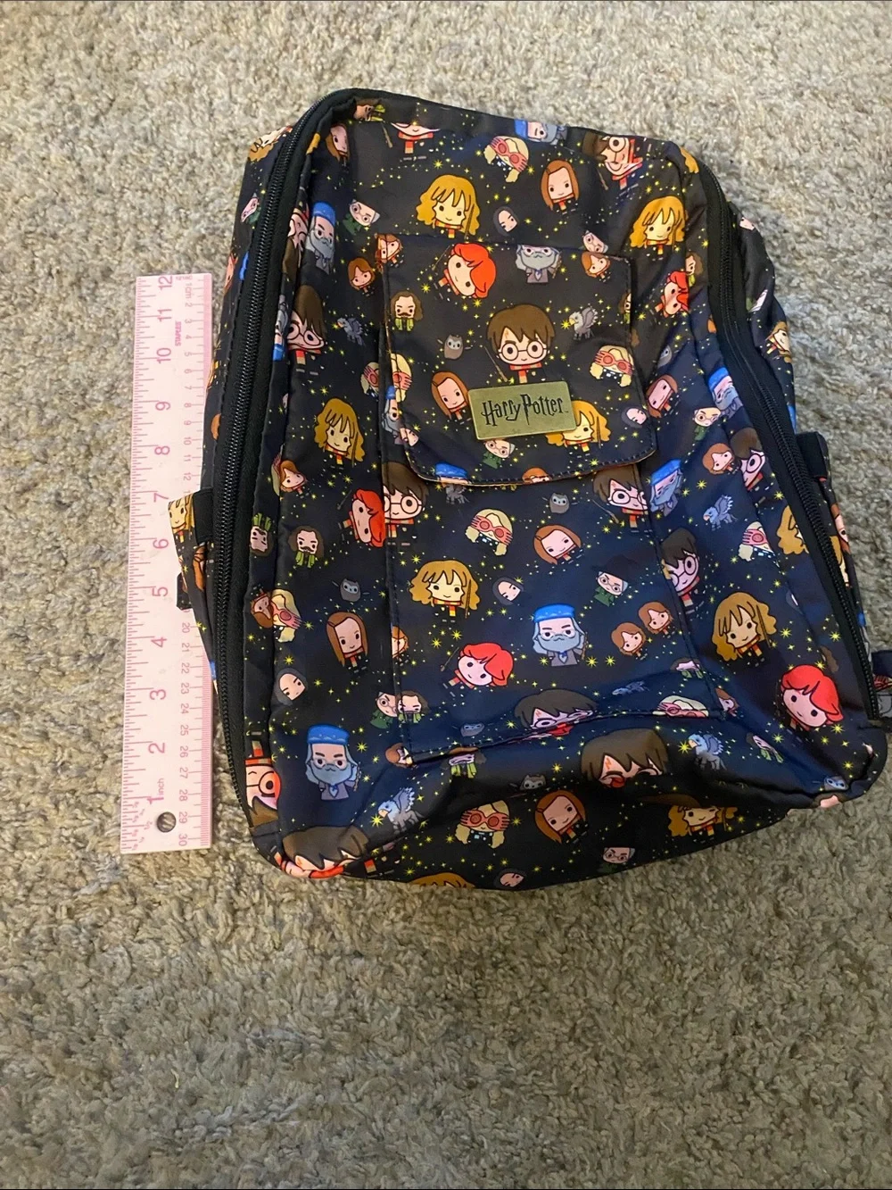 Ju-Ju-Be Harry Potter Lined Backpack — Red and Yellow Striped Interior